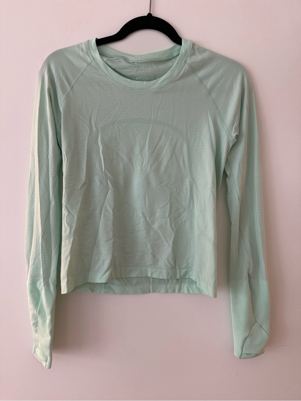 lululemon athletica Mint Green Long-Sleeve Active Top